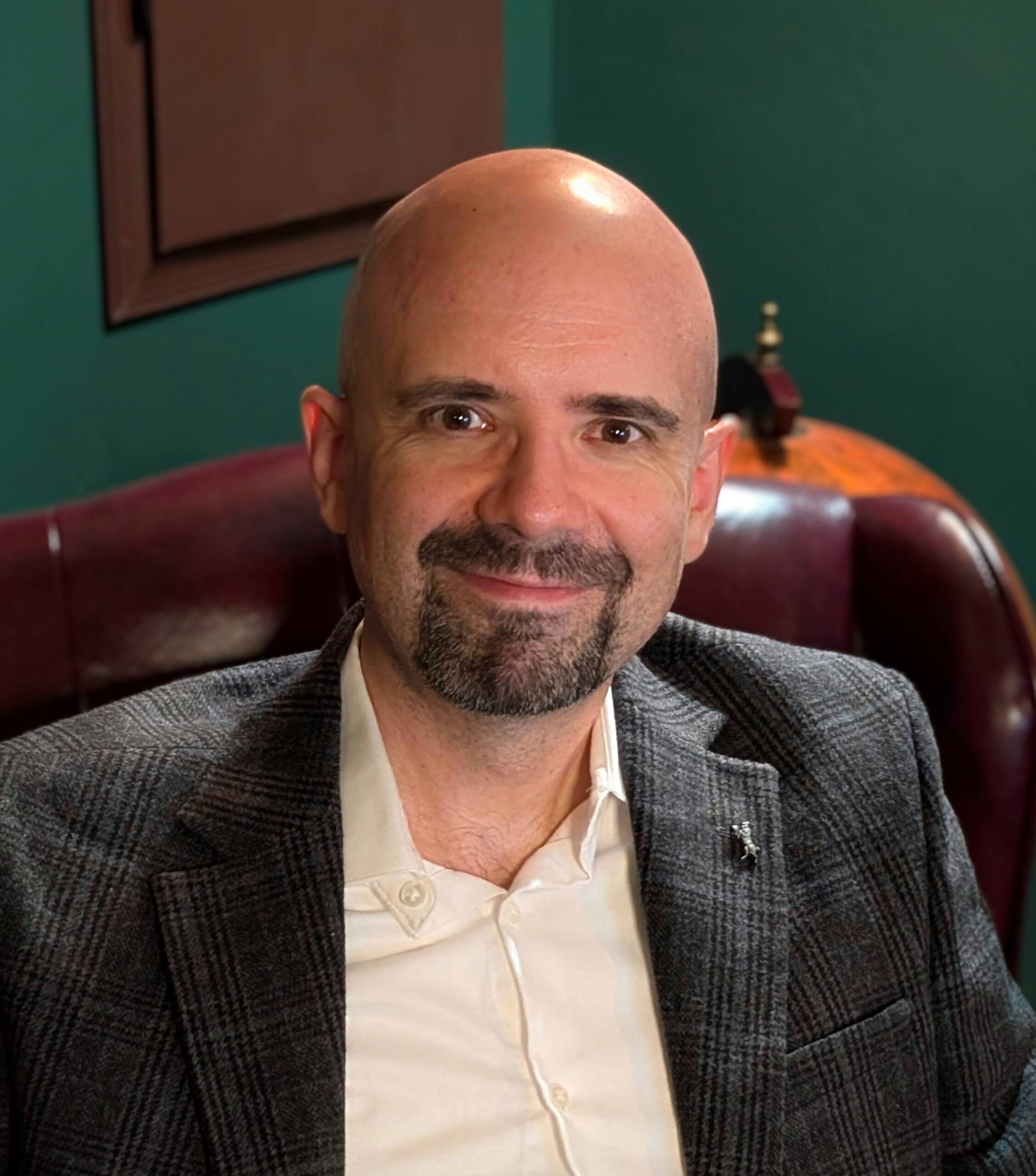 Dr. Brian A. Sharpless, licensed clinical psychologist providing teletherapy